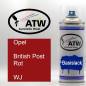 Preview: Opel, British Post Rot, WJ: 400ml Sprühdose, von ATW Autoteile West.